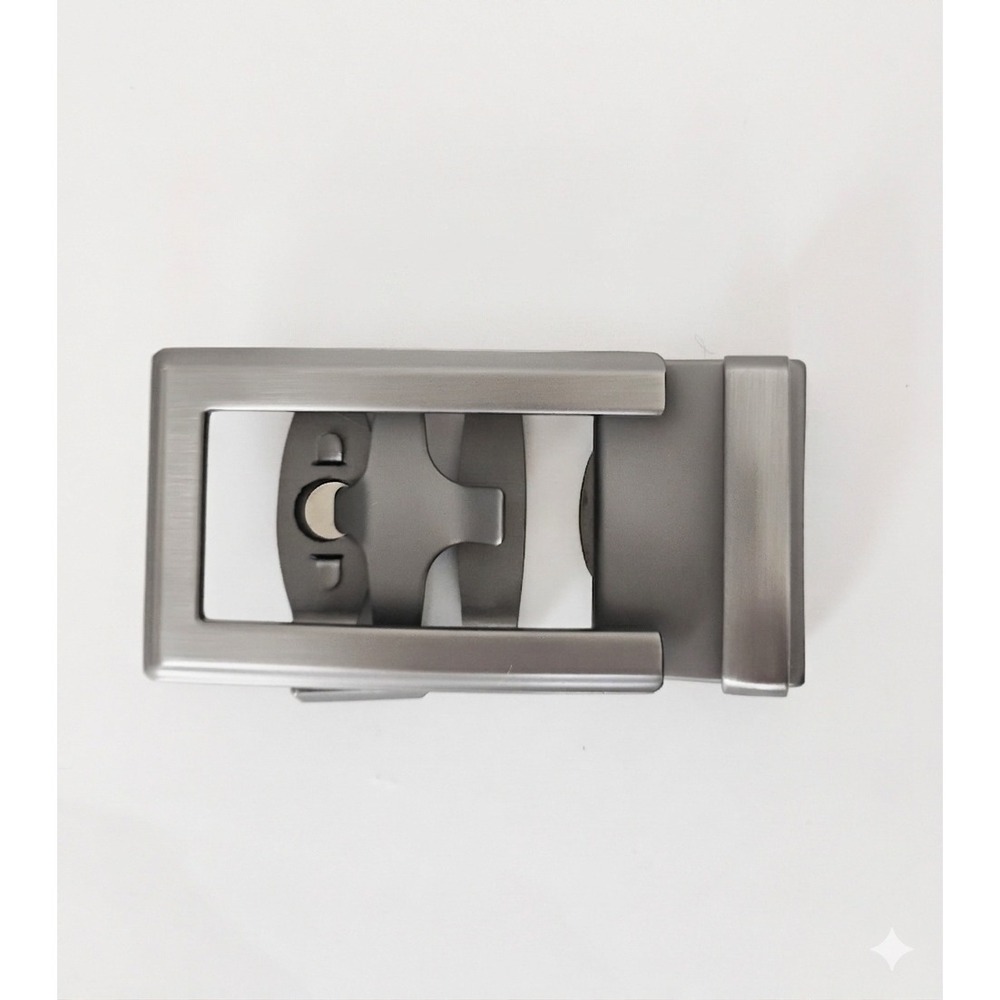 Anson Belt Buckle Mens OS Gunmetal Grey Micro-Adjustable Ratchet Buckle